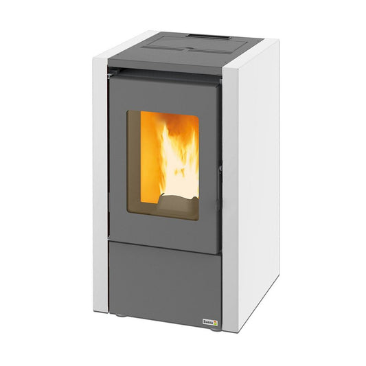 Fogão a Pellets Baeza Terra Basic 6.4kW - Branco