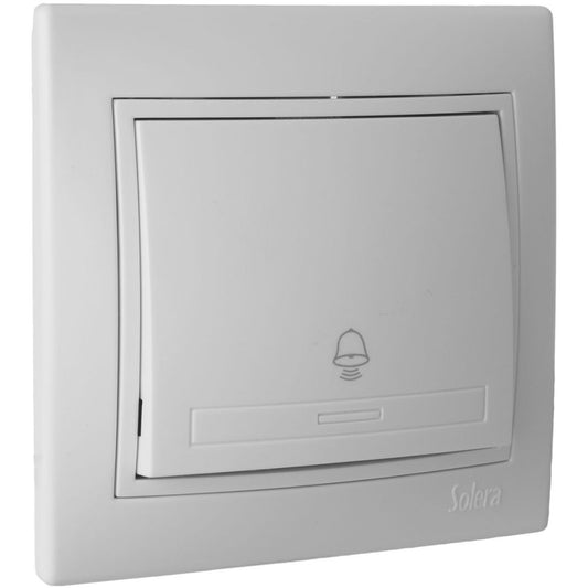 PULSADOR BLANCO SERIE EUROPA