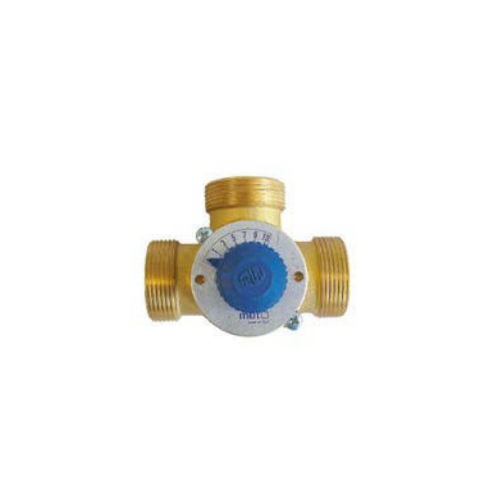 VÁLVULA MISTURADORA 3 VIAS 1"1/4 FÊMEA 98MM - PN10