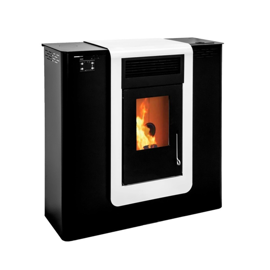 ESTUFA PASILLO CANALIZ. 10KW BLANCO/NEGRO