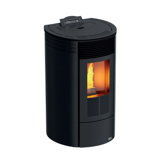 ESTUFA BAEZA REDONDA BLACK 7KW NEGRO