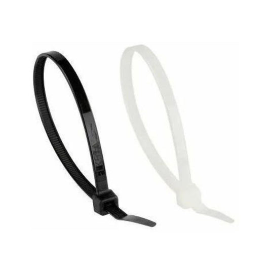 BOLSA 100 UNIDADES GRAVATA NYLON PRETA 4.8X370 CCT 