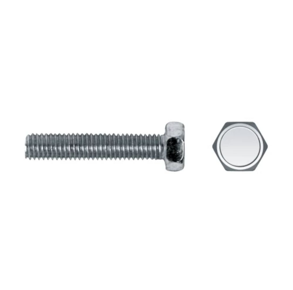 CAIXA 250U. PARAFUSO MÉTRICO HEXAGONAL DIN 933 6X25 ZINCADO