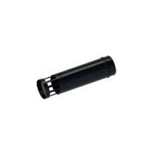 DEFLETOR HORIZONTAL INOX316 D.80 S/P - PRETO