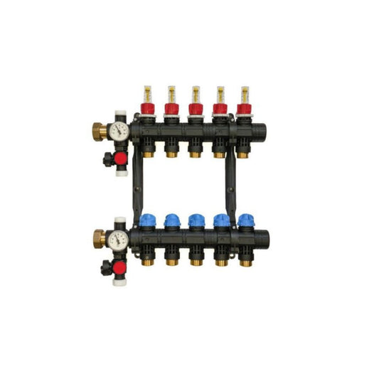 COLETOR PLÁSTICO S.RADIANT 1" 4 CIRCUITOS (INCL. EUROCONES)