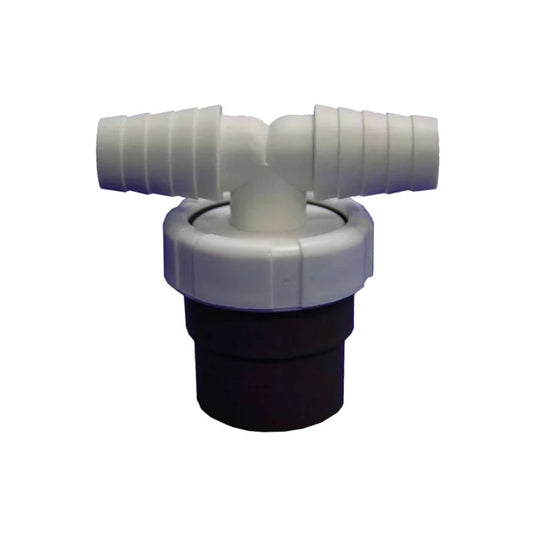 ADAPTADOR PVC MACHO PARA PVC D.40 FÊMEA COM SAÍDA DUPLA PARA MÁQUINA DE LAVAR ROUPA T216 