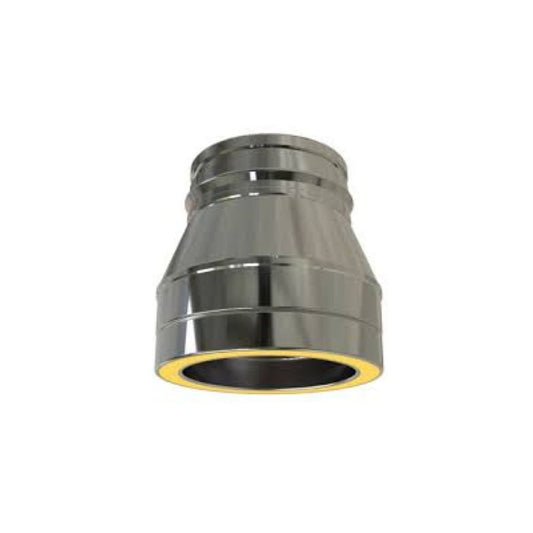 REDUTOR DE PAREDE DUPLA - DE 100MM A 80MM - AÇO INOX 304/316