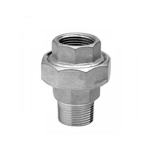 ENLACE 3 PIEZAS M-H UNIÓN CÓNICA INOX 316  3/8"