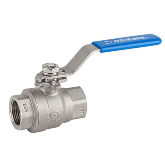 VÁLVULA DE ESFERA DE PASSAGEM COMPLETA INOX 316 HH 1/4" 