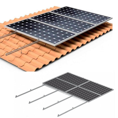 ESTRUTURA COPLANAR PARA 4 PAINÉIS FOTOVOLTAICOS
