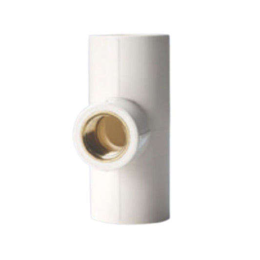 TEE C misto PVC DN 20X3/4" RH LATÃO PN 25