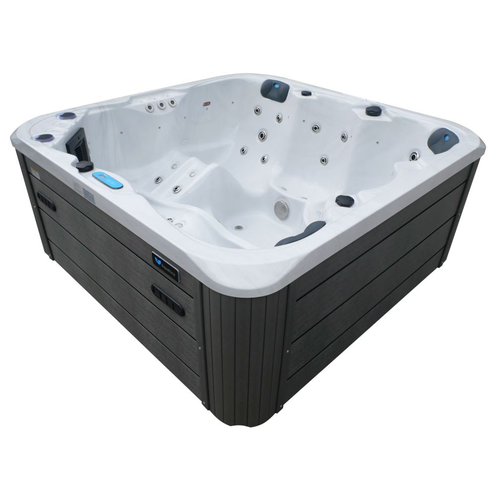 NATUSPA S 5/52 MÁRMORE BRANCO+AZUL+ALTO-FALANTES+ESCADA+CAPA
