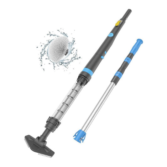 LIMPADOR DE PISCINA SPA COM BATERIA RECARREGÁVEL E ESCOVAS