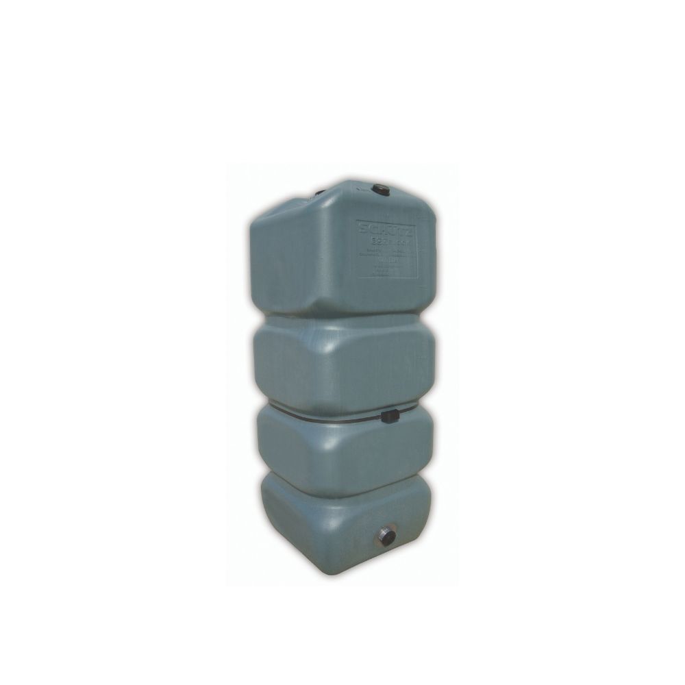 DEPÓSITO PEAD 1000 L.GRIS VERTICAL PARA AGUA USADA