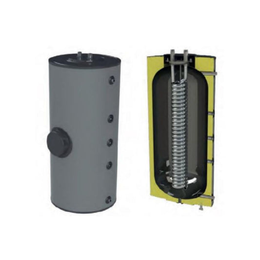 INTERACUMULADOR INOXIDABLE AEROTERMIA 300L - SUELO