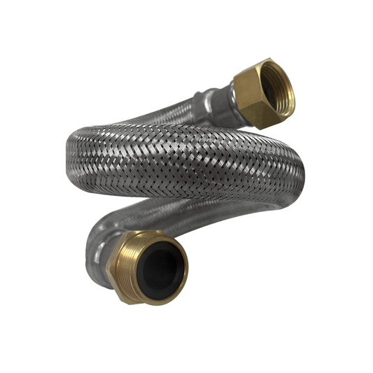 FLEXIBLE TRENZA INOX. M-H 3/4X3/4- 40 CM R/MACHO MOVIL GATEL