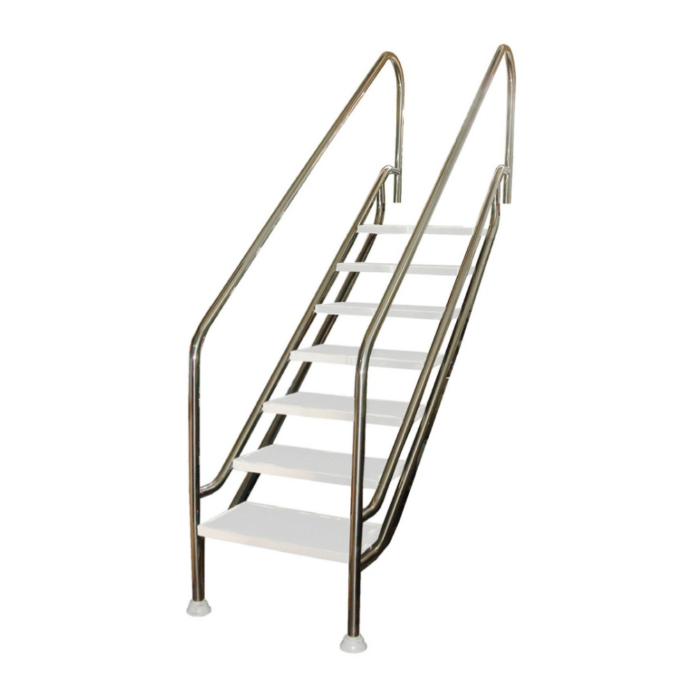 ESCALERA PISCINA PÚBLICA FÁCIL ACCESO 5 PELDAÑOS ANCHO 500