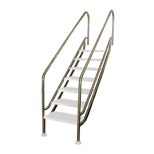 ESCALERA PISCINA PÚBLICA FÁCIL ACCESO 5 PELDAÑOS ANCHO 500