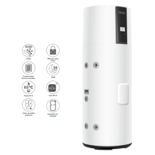 BOMBA DE CALOR DE ACS 200L - R209 - WIFI INCLUIDO