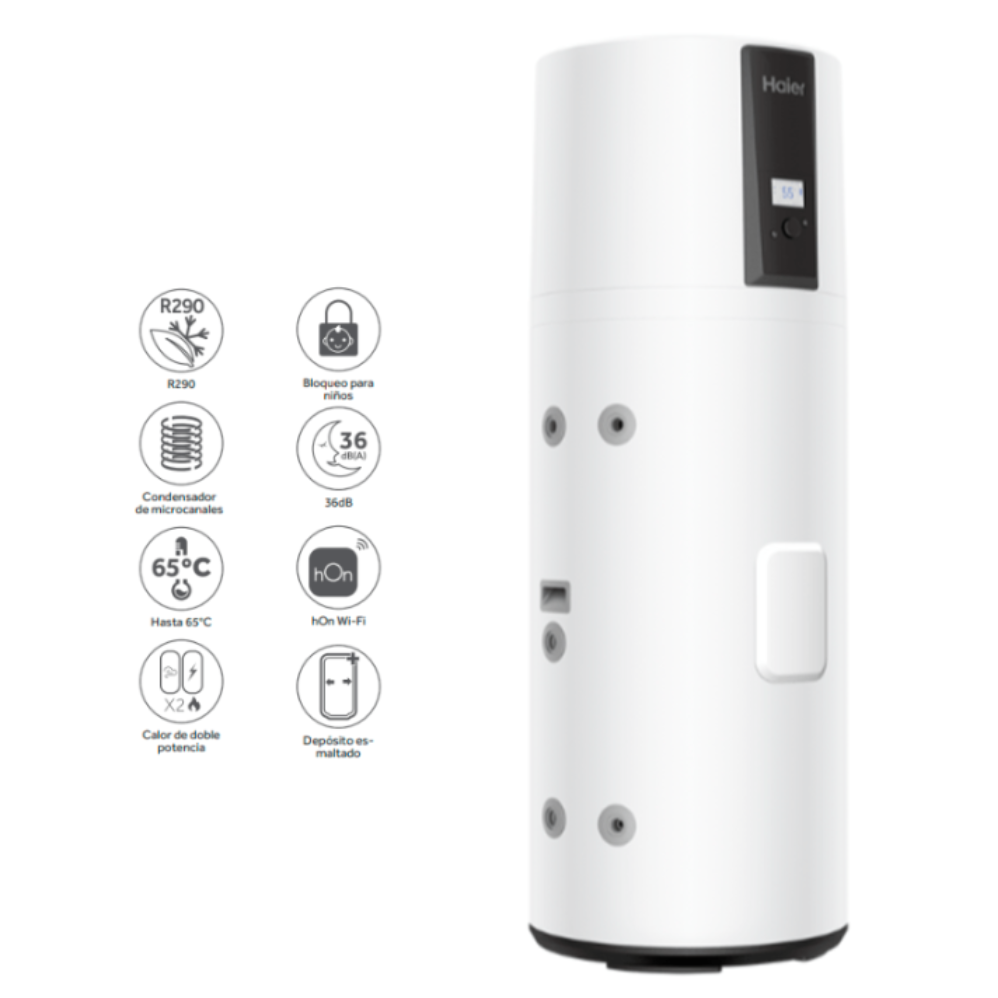 BOMBA DE CALOR DE ACS 250L - R209 - WIFI INCLUIDO