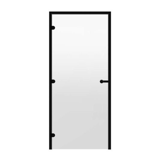 PUERTA 2090X890 ALU.NEGRO CRIS.TRAN