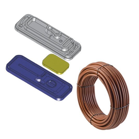 M.TUB.GOTERO INTEGR.AUTOC./ANTIS.D.16X0,33 2L/H MARRON(R100)