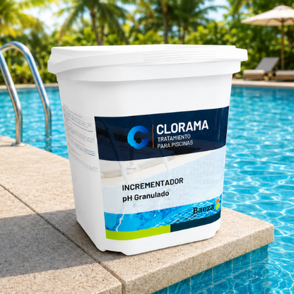 CLORAMA 200 PS INCREMENTADOR PH SÓLIDO ENVASE CUADRADO 6 KG