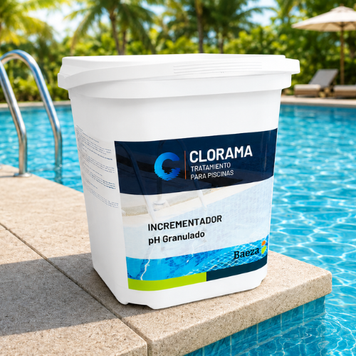 CLORAMA 200 PS INCREMENTADOR PH SÓLIDO ENVASE CUADRADO 6 KG