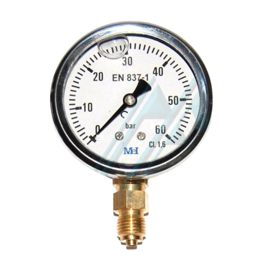MANÔMETRO DE GLICERINA 0-60 KG D.63