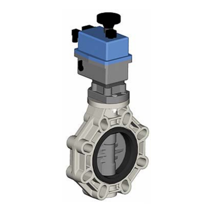 VALVULA MARIPOSA D110 MOTORIZ.24/250V+BLOQUE SEGURIDAD 05384