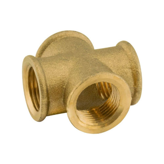 CRUZ DE LATÃO HHHH 3/4" TH180 