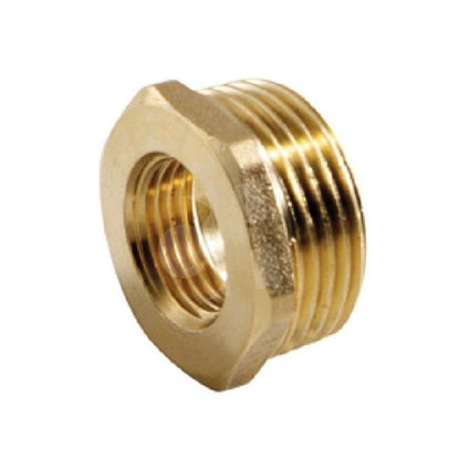 REDUTOR HEXÁGONO. LATÃO MACHO FÊMEA ¾"-1/2" TH241