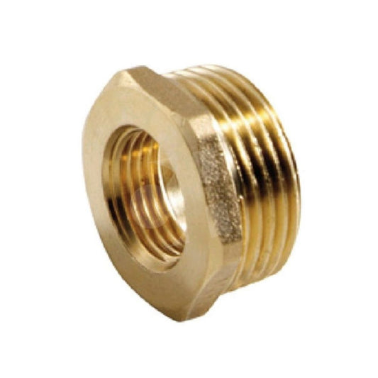 REDUTOR HEXÁGONO. LATÃO MACHO FÊMEA ¾"-1/2" TH241