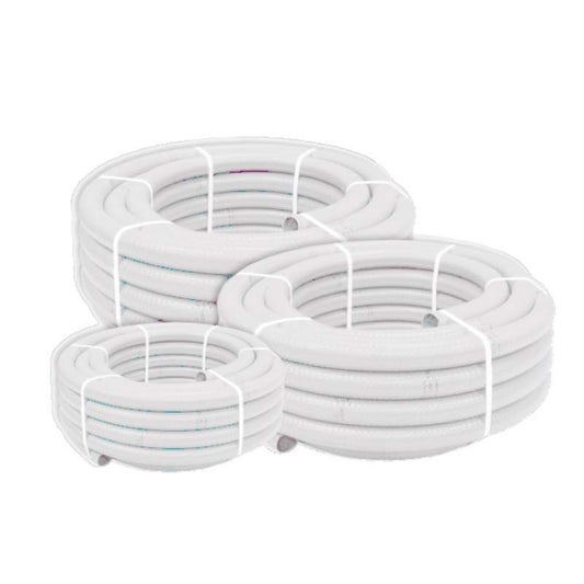 ML. TUBO FLEXÍVEL DE PVC BRANCO DIAM. 20X16
