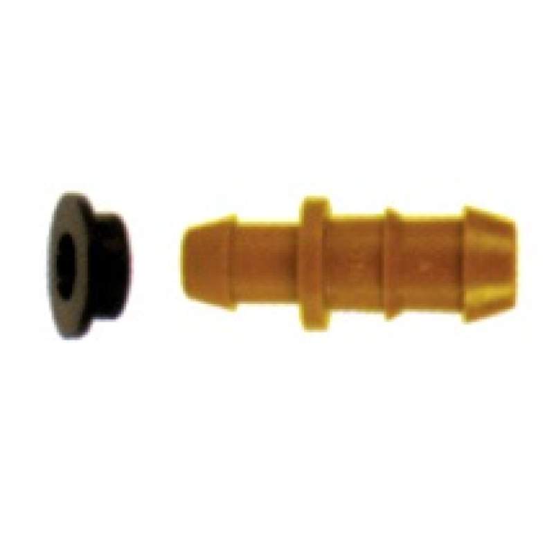 CONEXIÓN CON JUNTA 16MM POLIACETAL MARRÓN (B100)