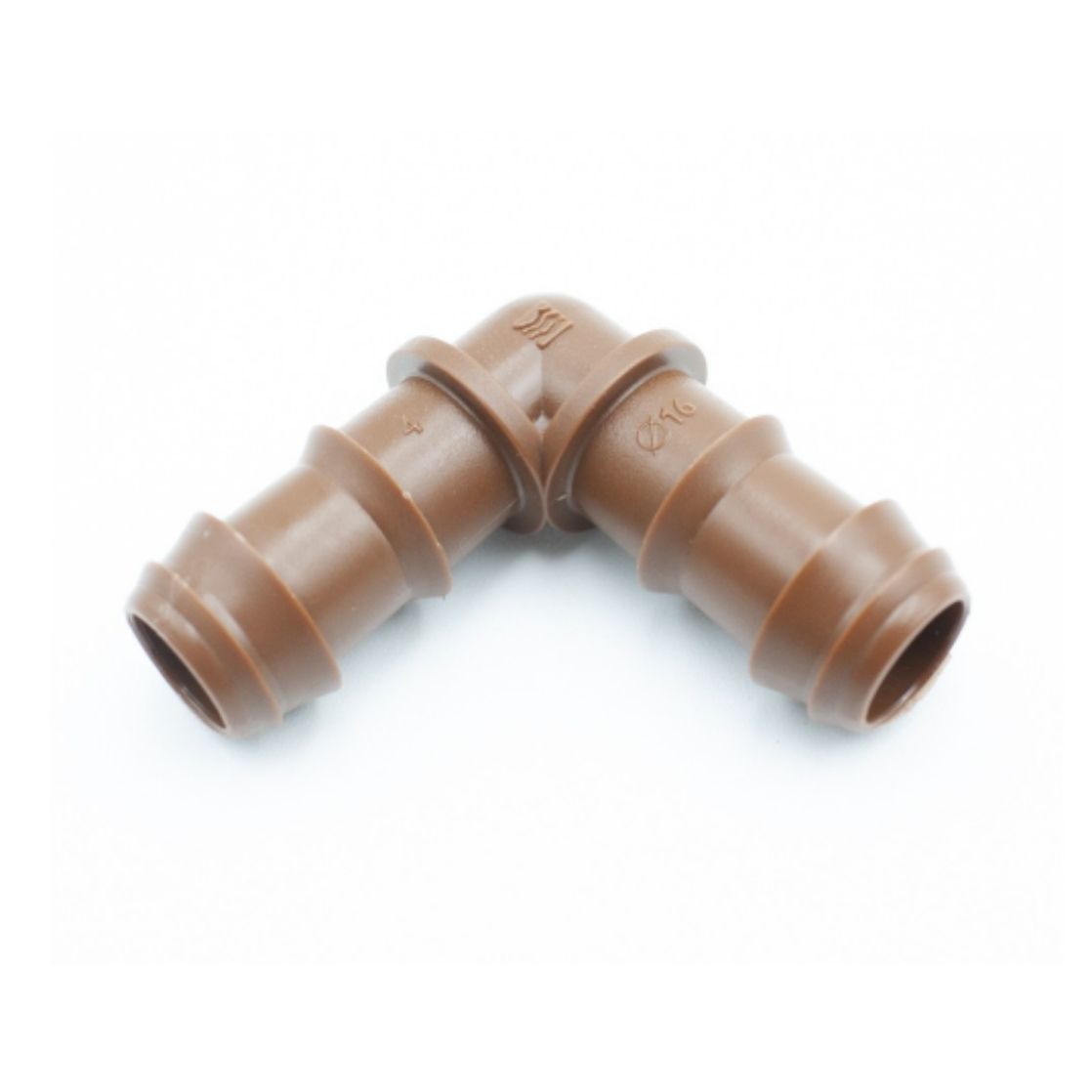 COTOVELO 90º D16MM POLIACETAL MARROM (B50)