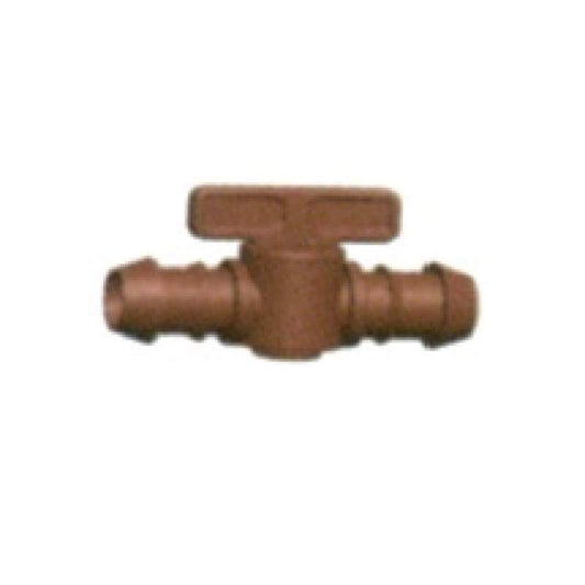 VALVULA D16MM POLIPROPILENO MARROM (B10)