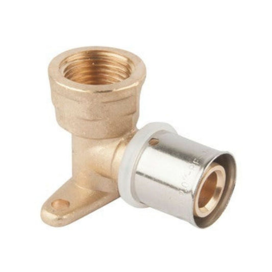 COTOVELO ROSQUEADO FÊMEA COM SUPORTE 20 X 1/2"