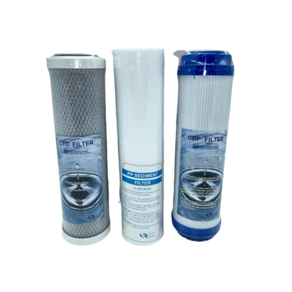 KIT 3 CARTUCHOS OSMOSIS INVERSA PERLA