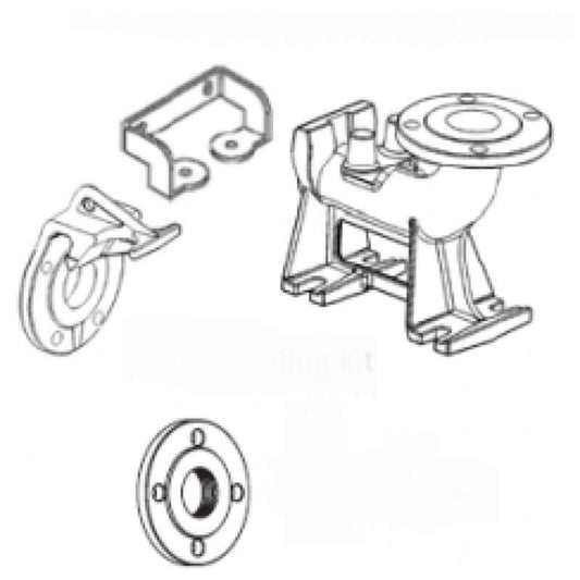 KIT ACOPLAMIENTO DN 100 - DVT