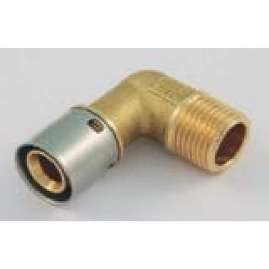 COTOVELO DE ROSCA MACHO PE-X D.25*3/4