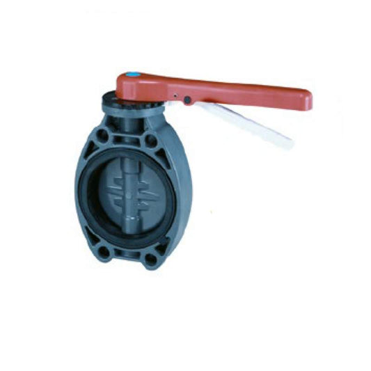 VÁLVULA BORBOLETA PVC SEM FLANGE 110 32616