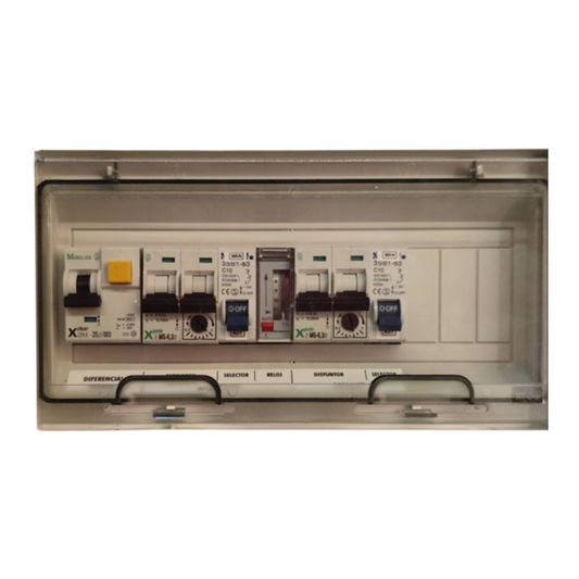 PAINEL ELÉTRICO MODULAR PARA PISCINA 4-6.3AII COM DIF.