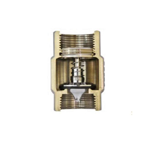 VÁLVULA DE RETENÇÃO COMPLETA PN30 LATÃO 1.1/4"HH-MAX.T.180ºC