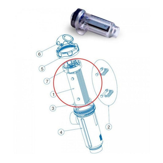 ELECTRODO PARA CLORADOR SALINO TECNO DT-12 (2012) R-459