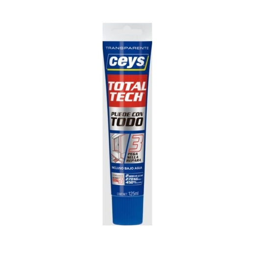 TOTAL-TECH TUBO TRANSPARENTE 125 ML 